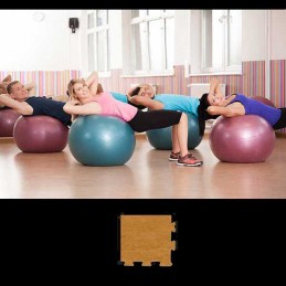 Esquina de remate para acabado de suelo gimnasio pilates yoga 12x12x2 cm