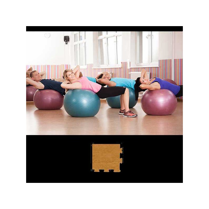 Esquina de remate para acabado de suelo gimnasio pilates yoga 12x12x2 cm