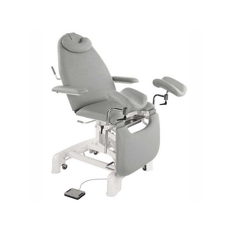 Sillón ginecología eléctrico 3 cuerpos Ecopostural C3565T19 convertible en camilla