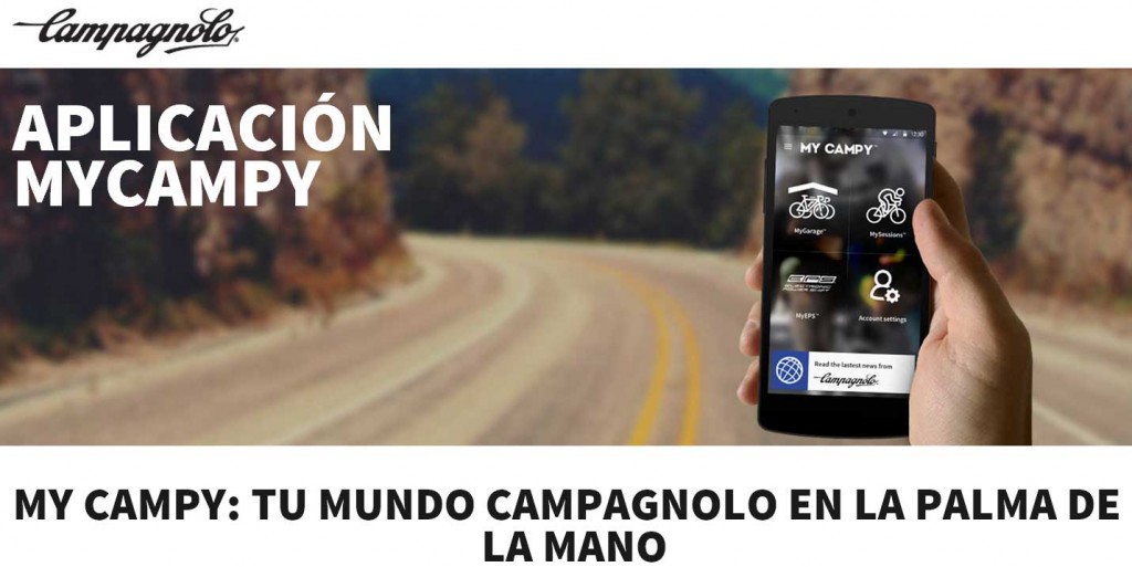 La conocida firma italiana Campagnolo ha desarrollado la nueva App MyCampy para el control de los componentes de tu bicicleta