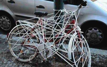 Cómo evitar el robo de piezas de la bicicleta